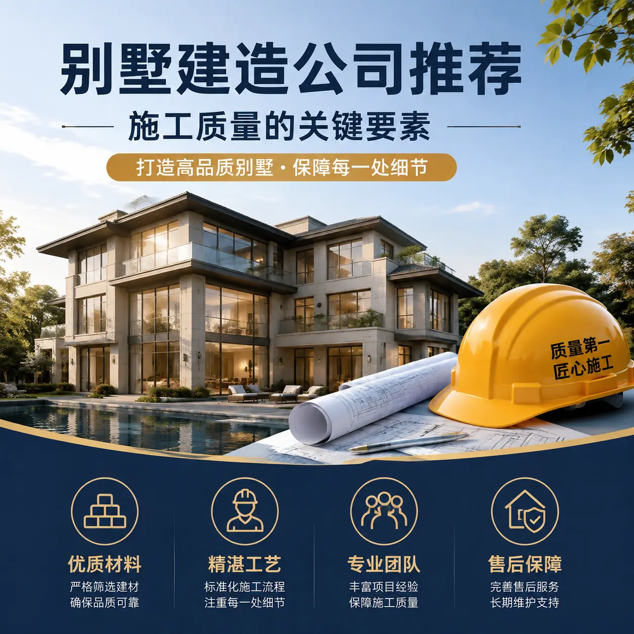 别墅建造公司推荐: 瓮安 施工质量的关键要素