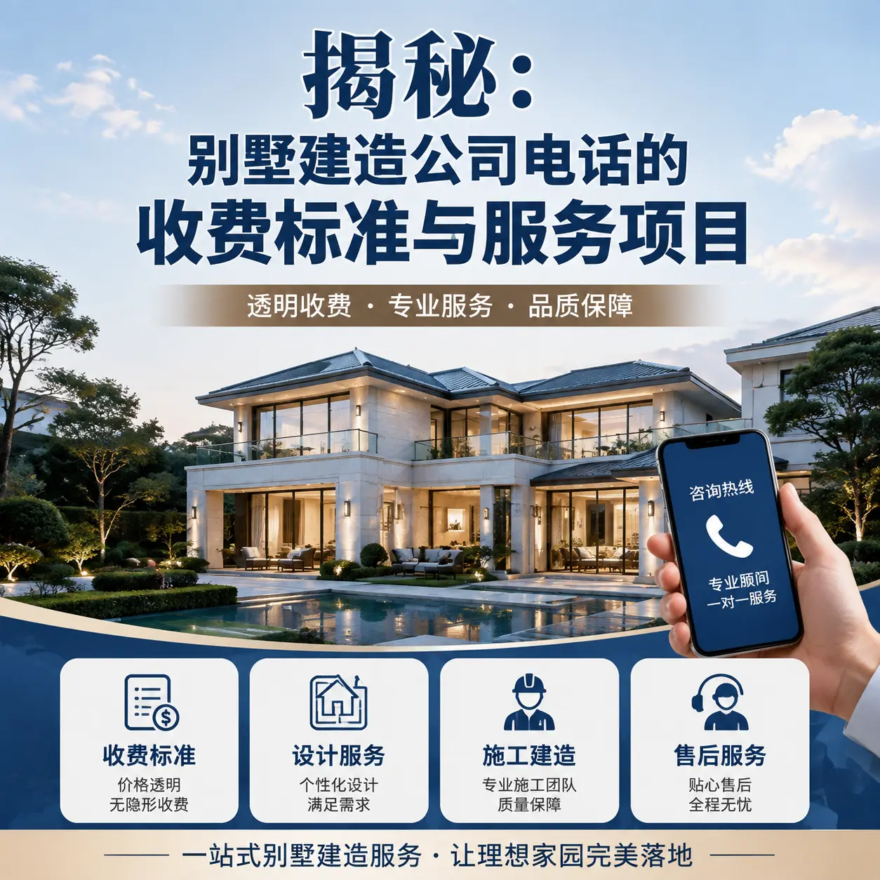 揭秘:瓮安别墅建造公司电话的收费标准与服务项目