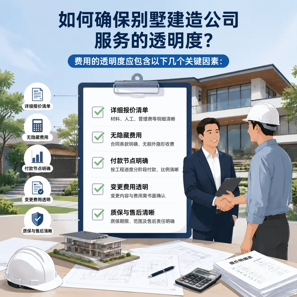 在 瓮安 如何确保别墅建造公司服务的透明度?