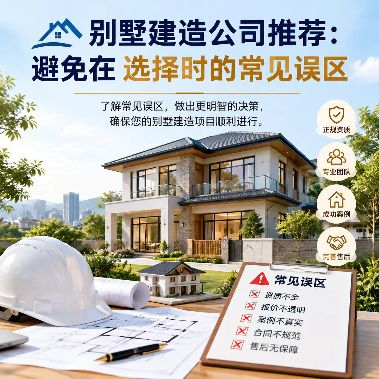 别墅建造公司推荐：避免在 瓮安 选择时的常见误区