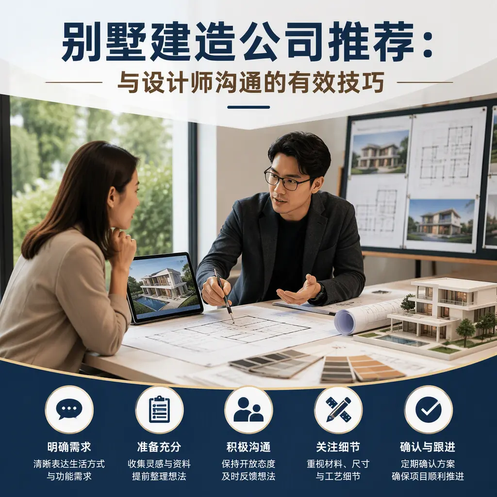 别墅建造公司推荐：与设计师沟通的有效技巧在 瓮安