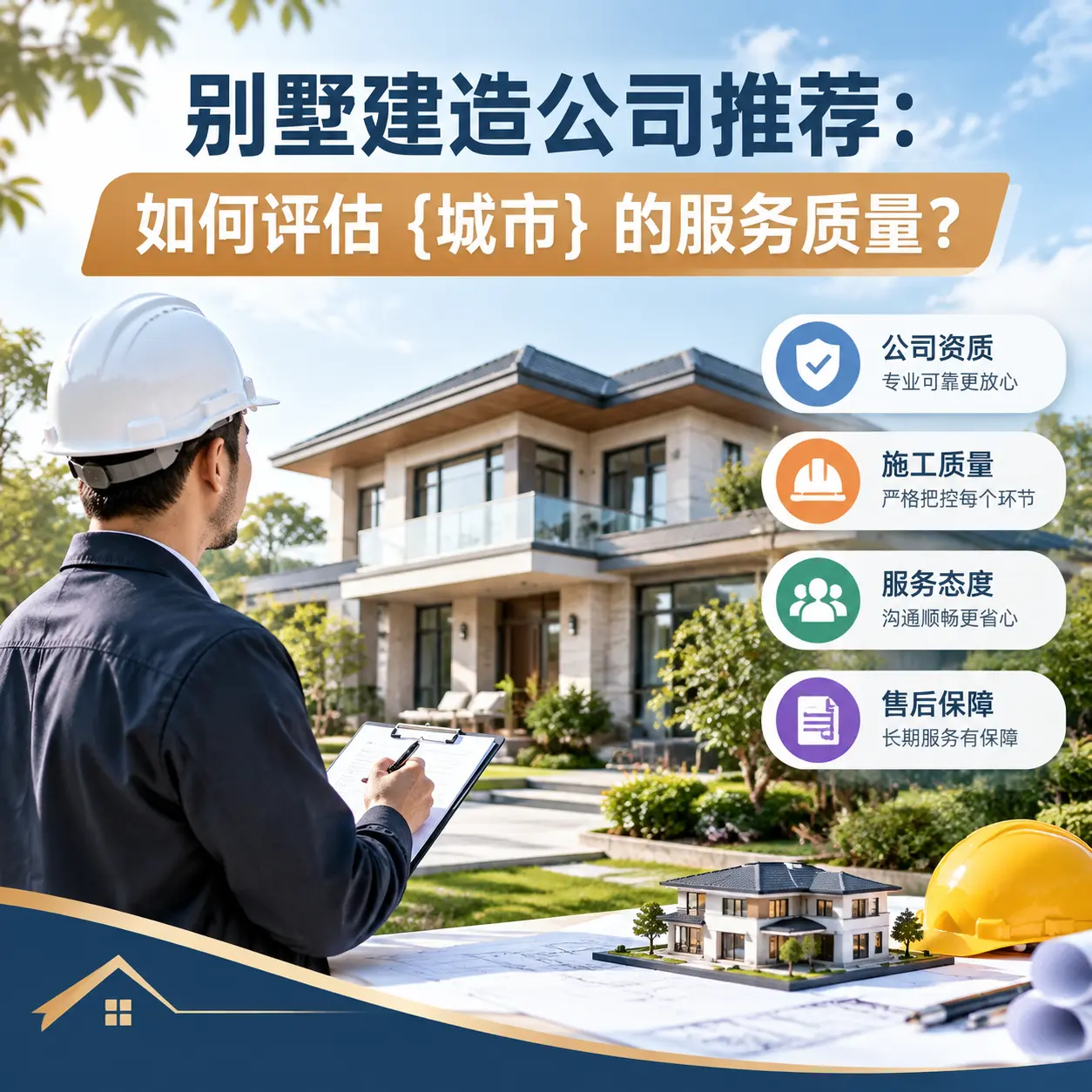 别墅建造公司推荐：如何评估 瓮安 的服务质量？