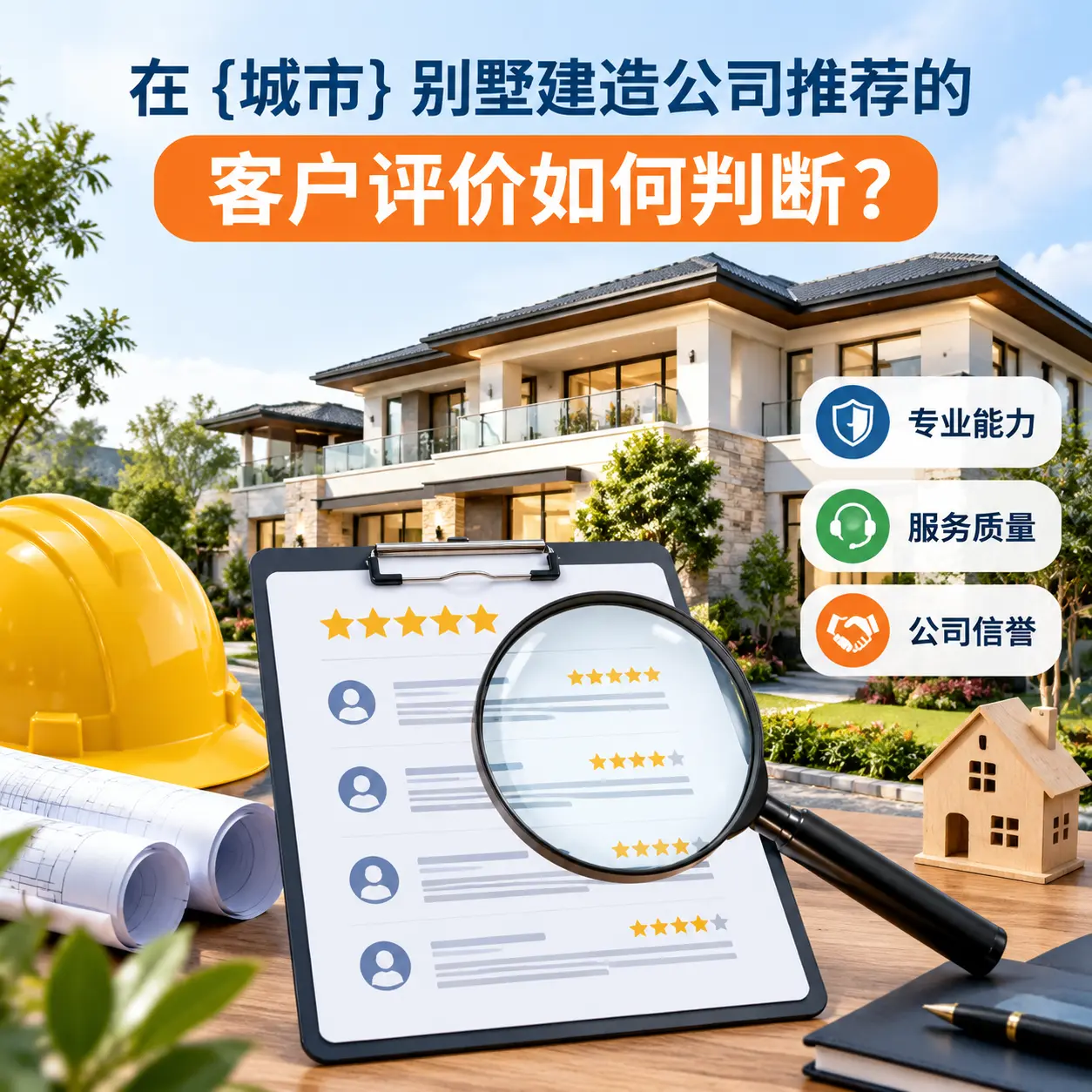 在 瓮安 别墅建造公司推荐的客户评价如何判断?
