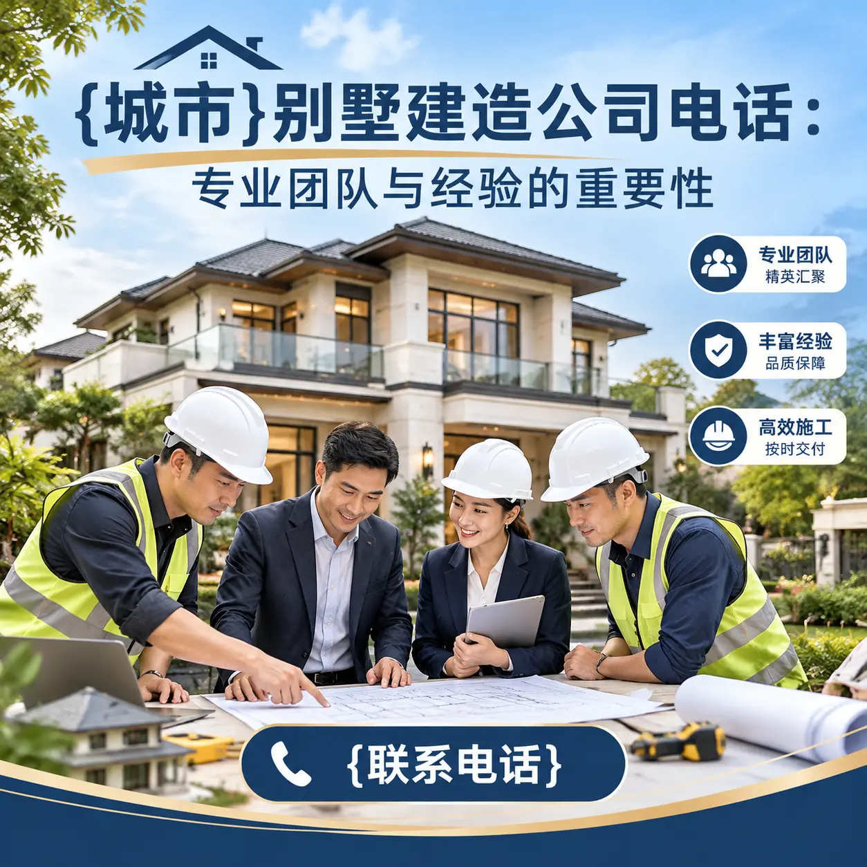 瓮安别墅建造公司电话:专业团队与经验的重要性
