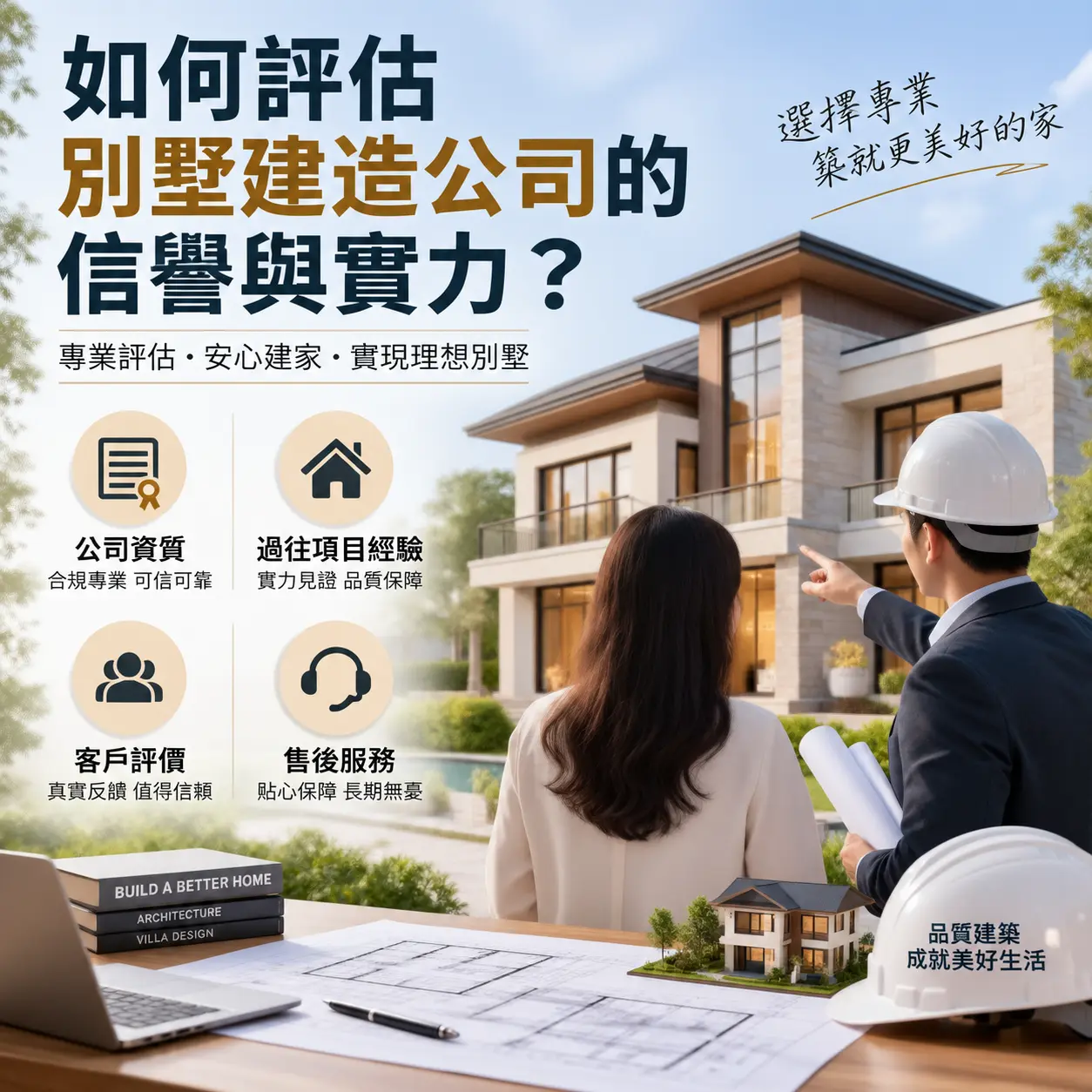 如何评估 瓮安 别墅建造公司的信誉与实力?