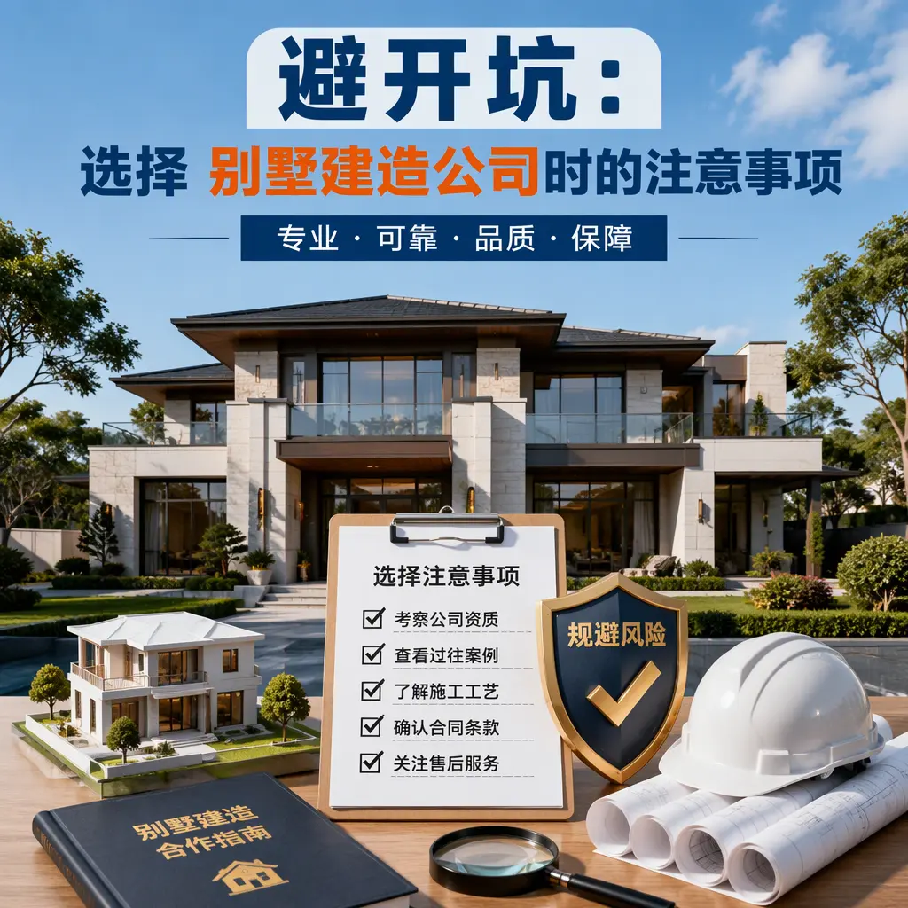 避开坑：选择 瓮安 别墅建造公司时的注意事项