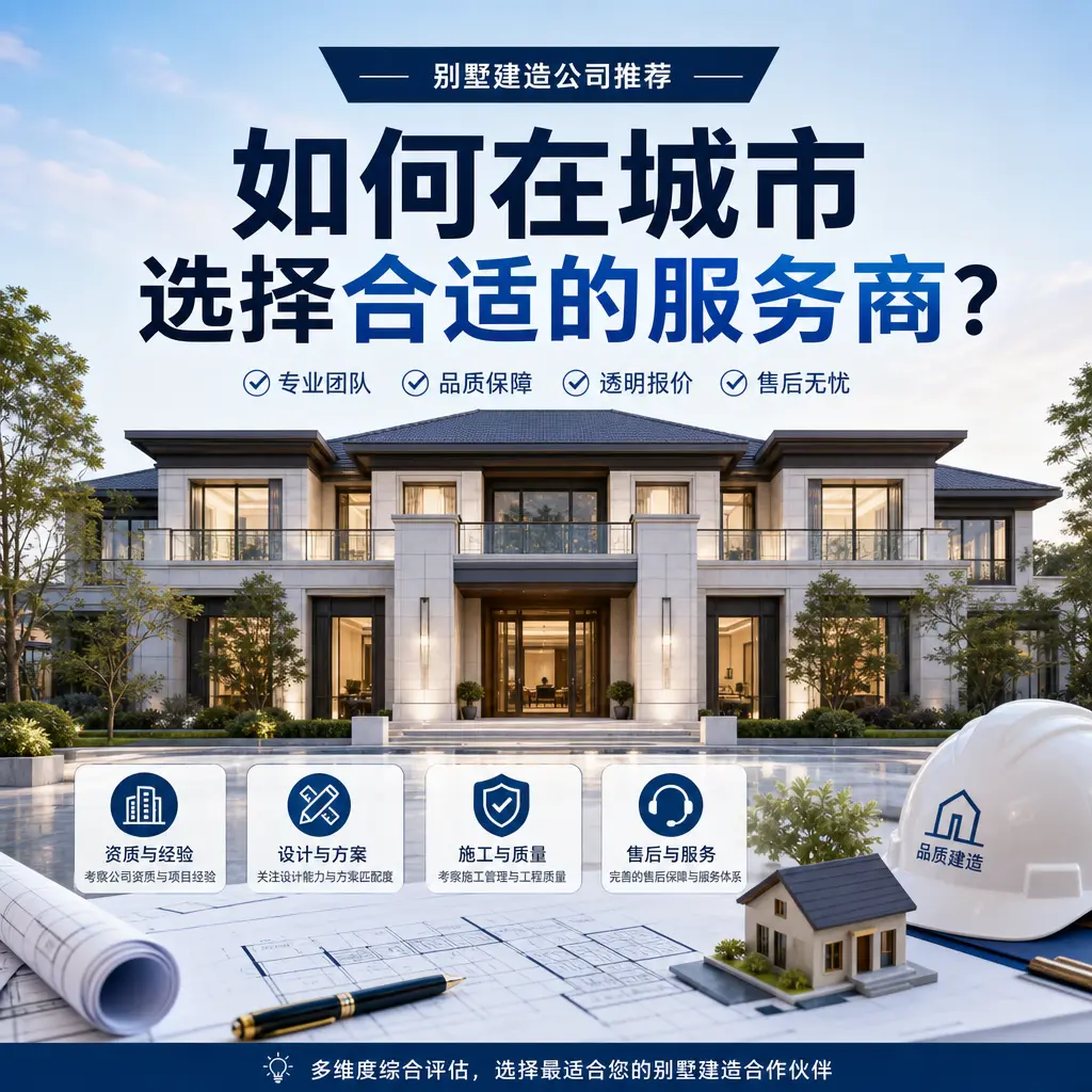 别墅建造公司推荐:如何在 瓮安 选择合适的服务商?