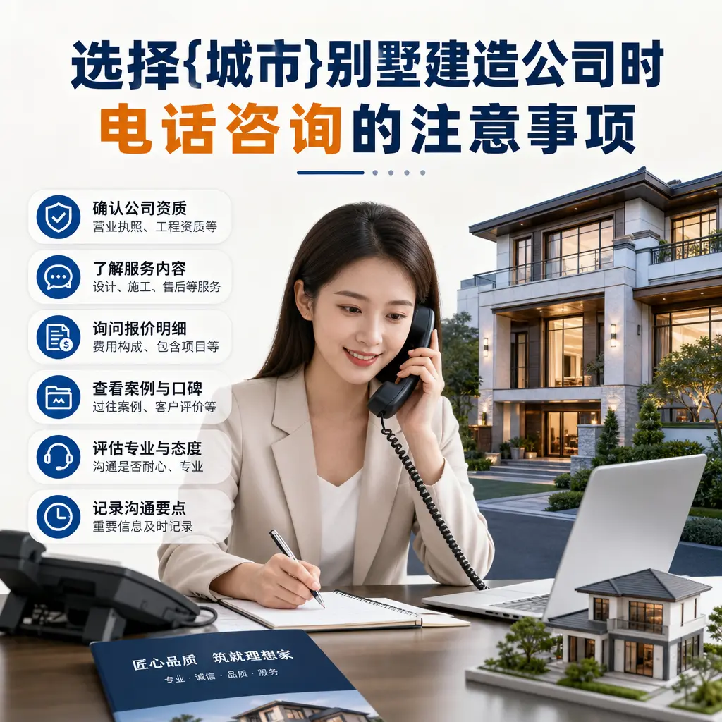 选择瓮安别墅建造公司时,电话咨询的注意事项