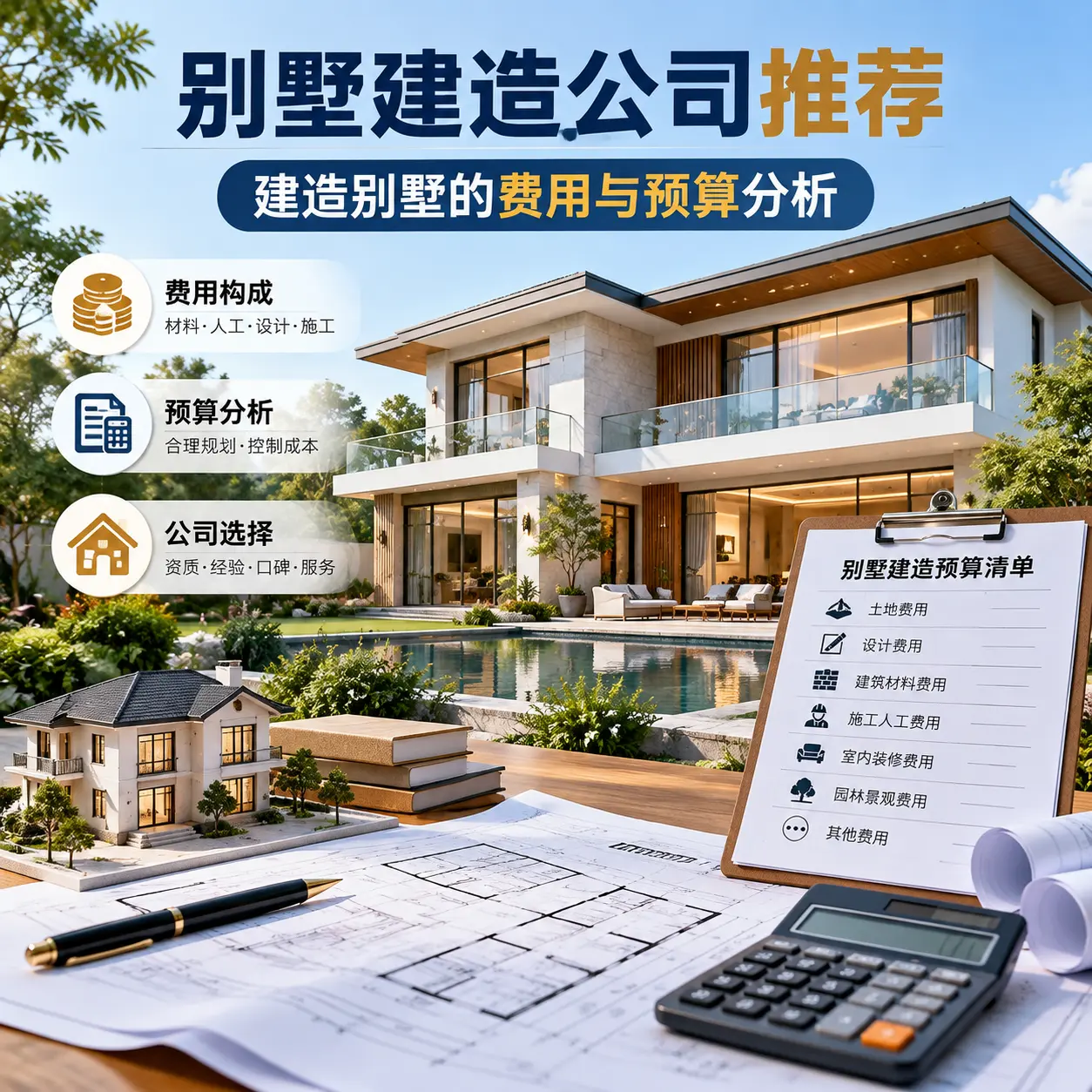 别墅建造公司推荐： 瓮安 建造别墅的费用与预算分析