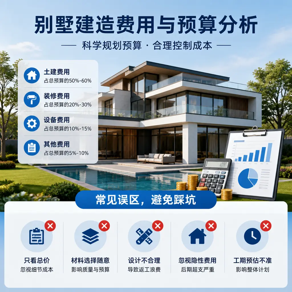 别墅建造公司推荐： 瓮安 建造别墅的费用与预算分析