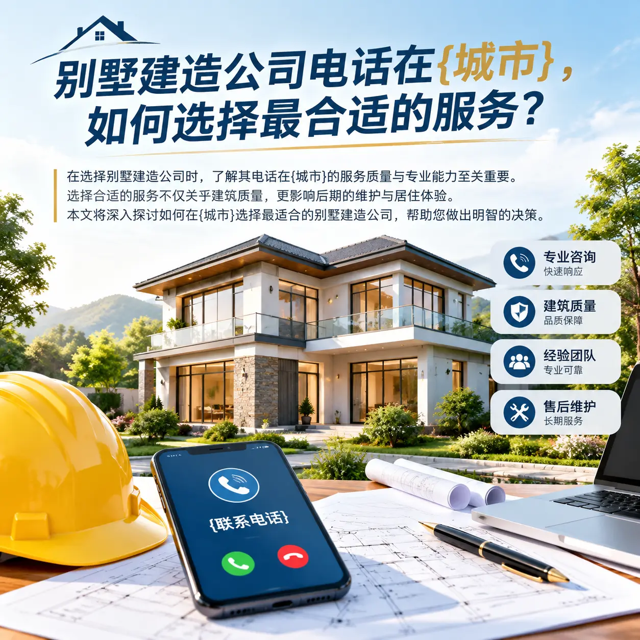 别墅建造公司电话在瓮安,如何选择最合适的服务?