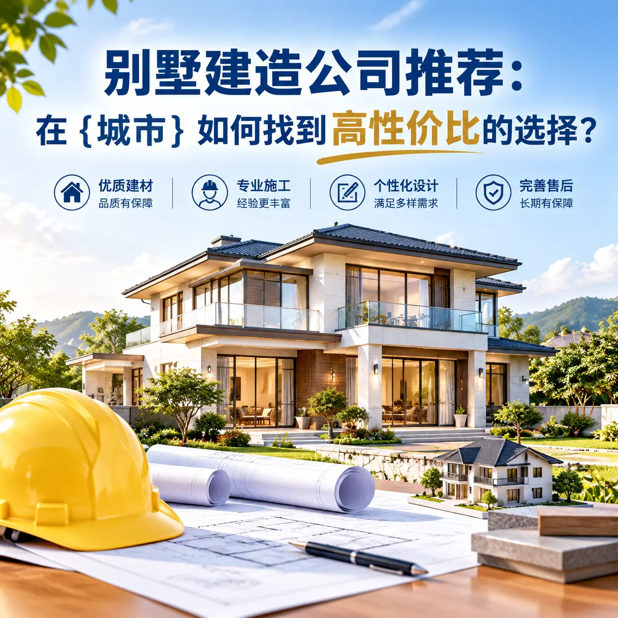 别墅建造公司推荐：在 瓮安 如何找到高性价比的选择？