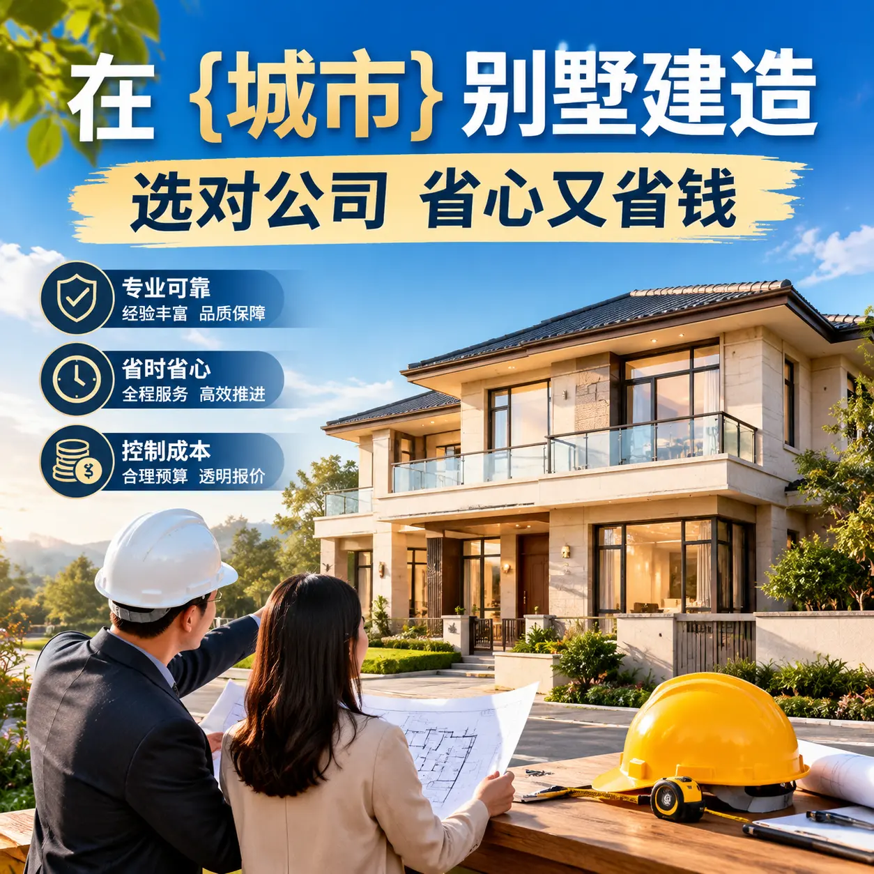 在 瓮安 别墅建造,选对公司省心又省钱