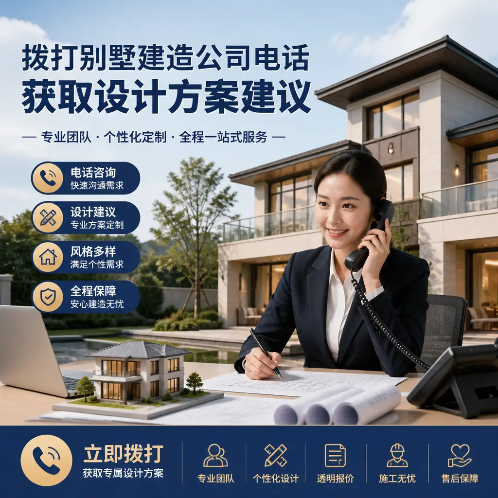拨打瓮安别墅建造公司电话,获取设计方案建议