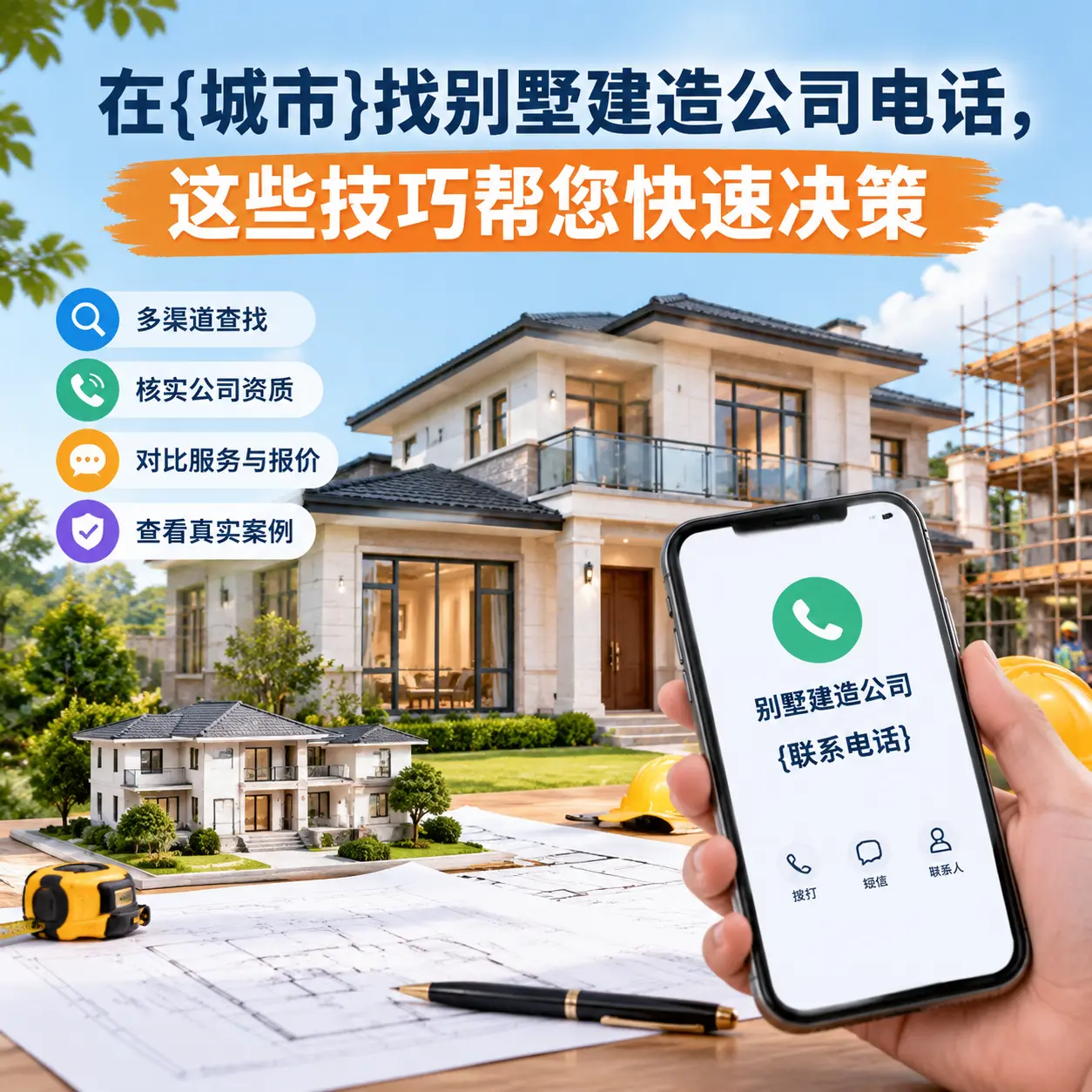 在瓮安找别墅建造公司电话,这些技巧帮您快速决策