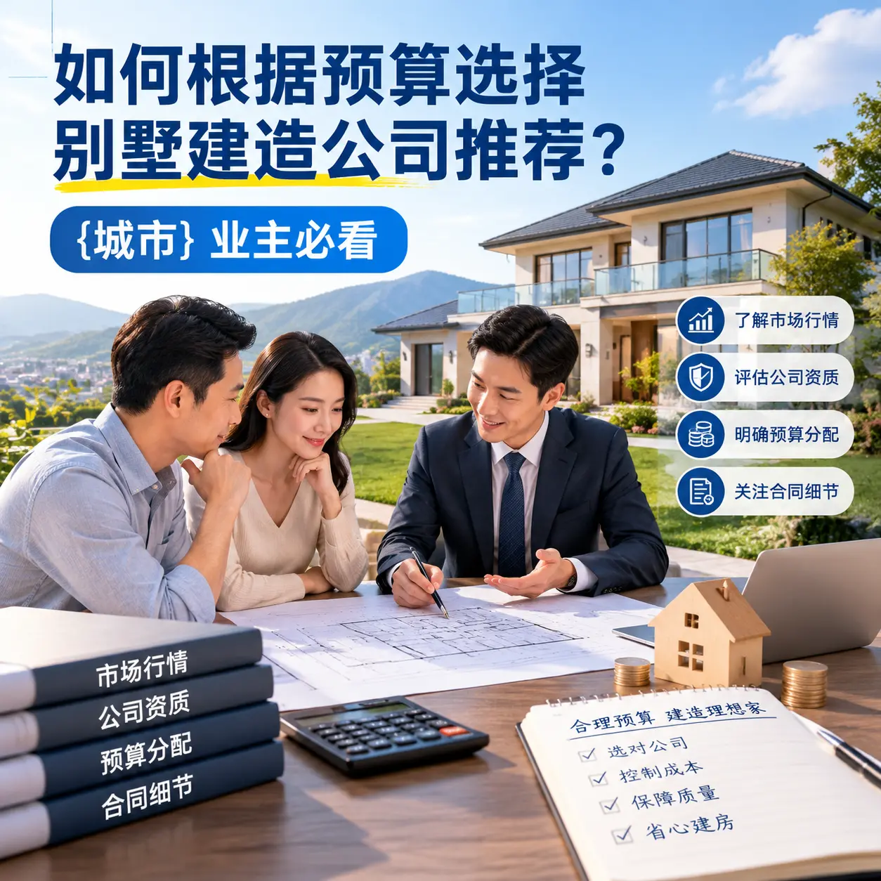 如何根据预算选择别墅建造公司推荐？ 瓮安 业主必看