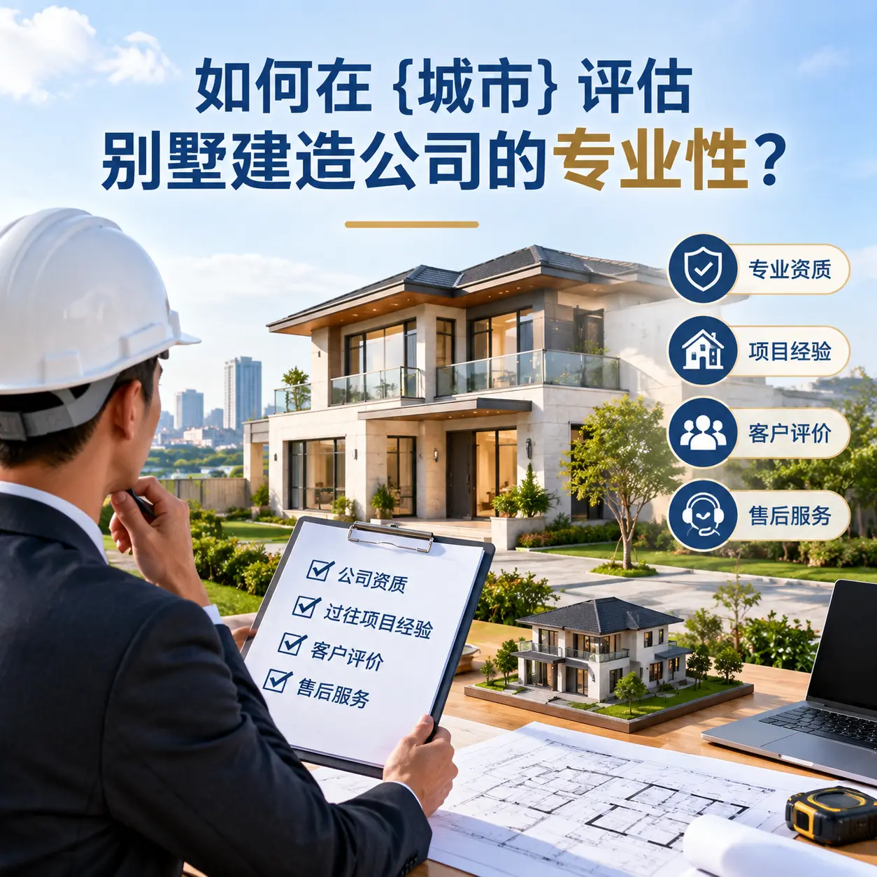 如何在 瓮安 评估别墅建造公司的专业性？