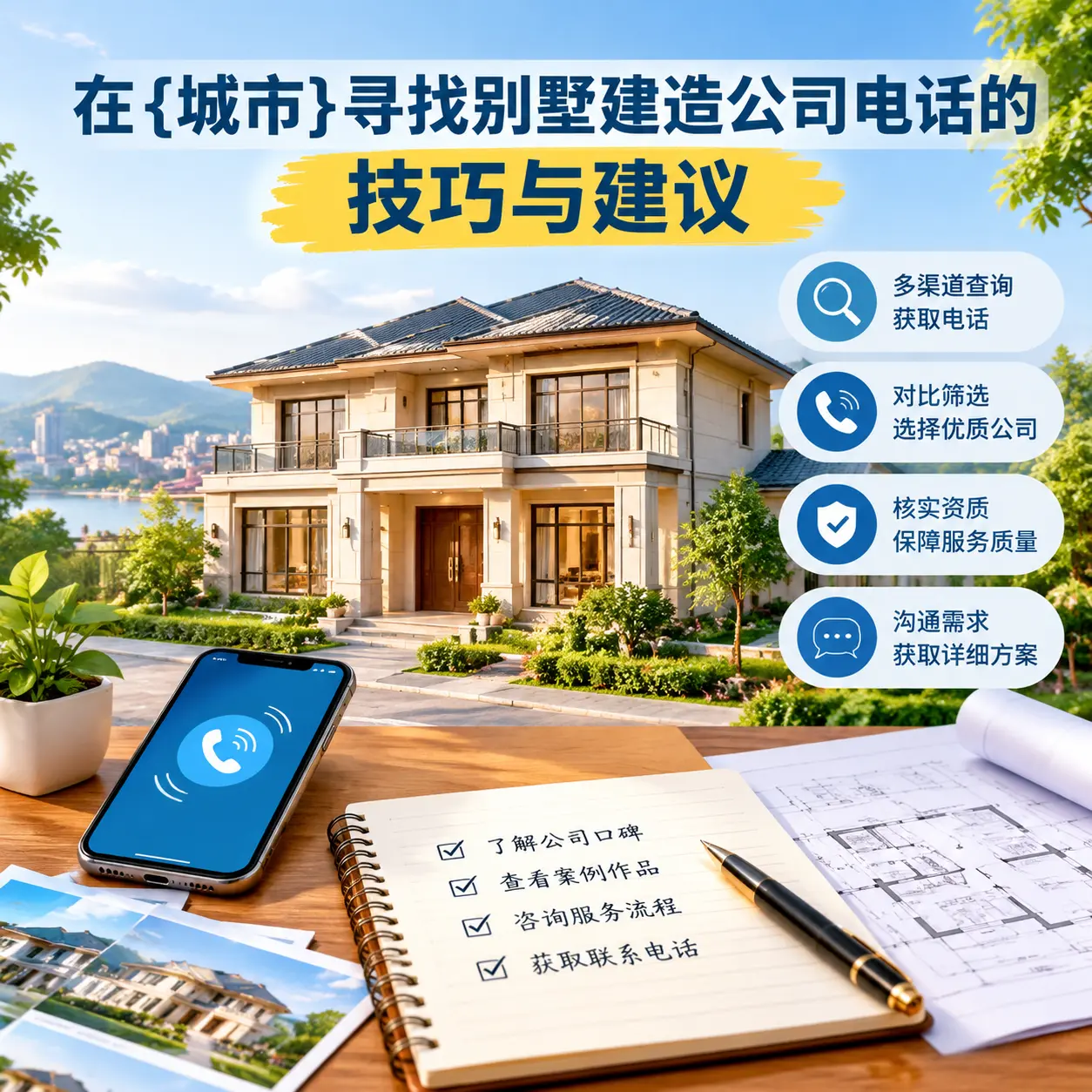 在瓮安寻找别墅建造公司电话的技巧与建议