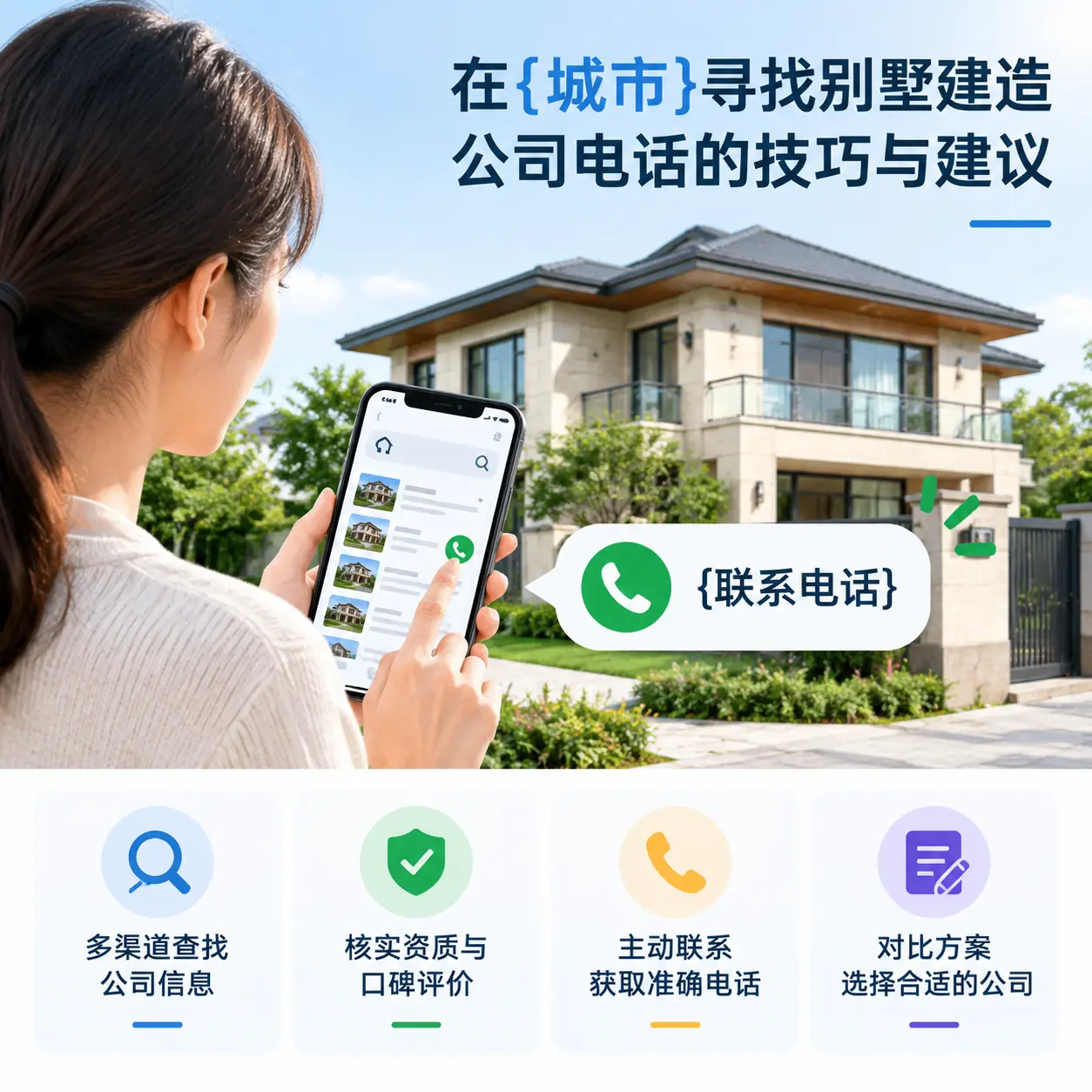在瓮安寻找别墅建造公司电话的技巧与建议