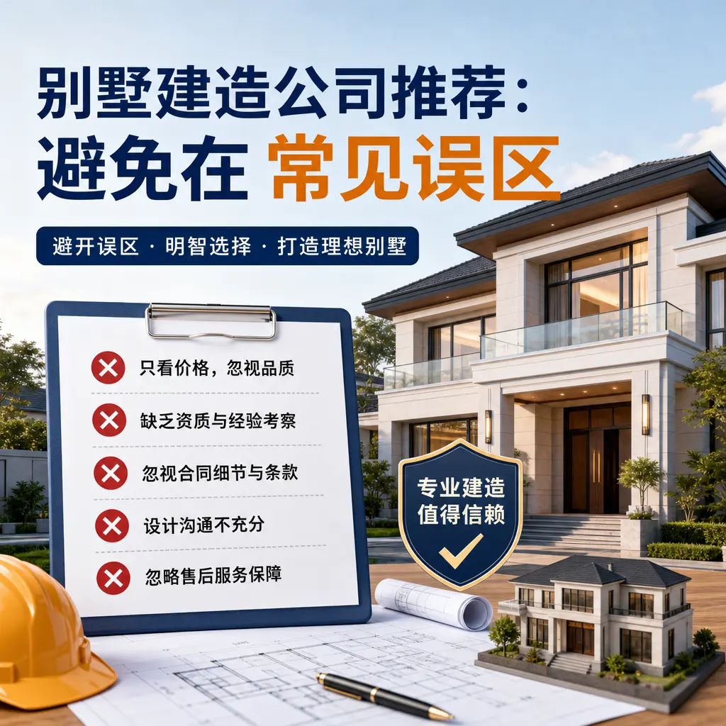 别墅建造公司推荐:避免在 瓮安 的常见误区