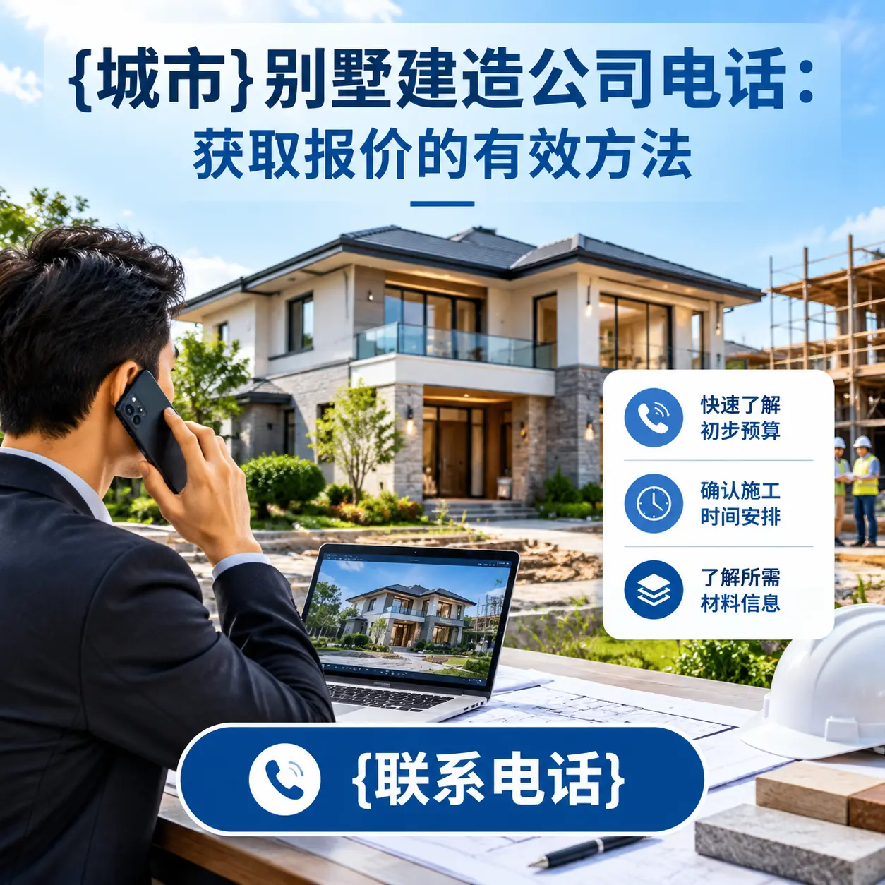瓮安别墅建造公司电话：获取报价的有效方法