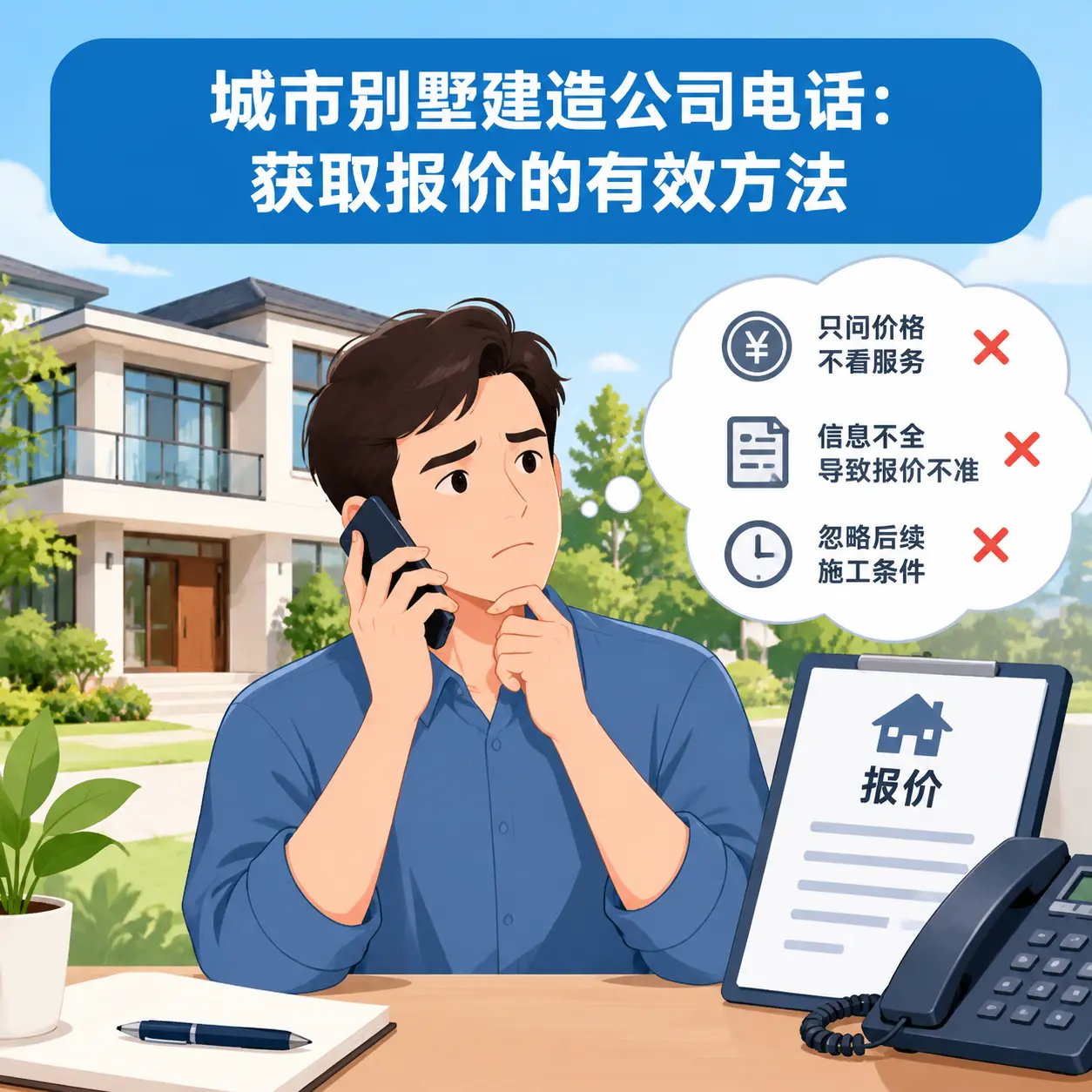 瓮安别墅建造公司电话：获取报价的有效方法