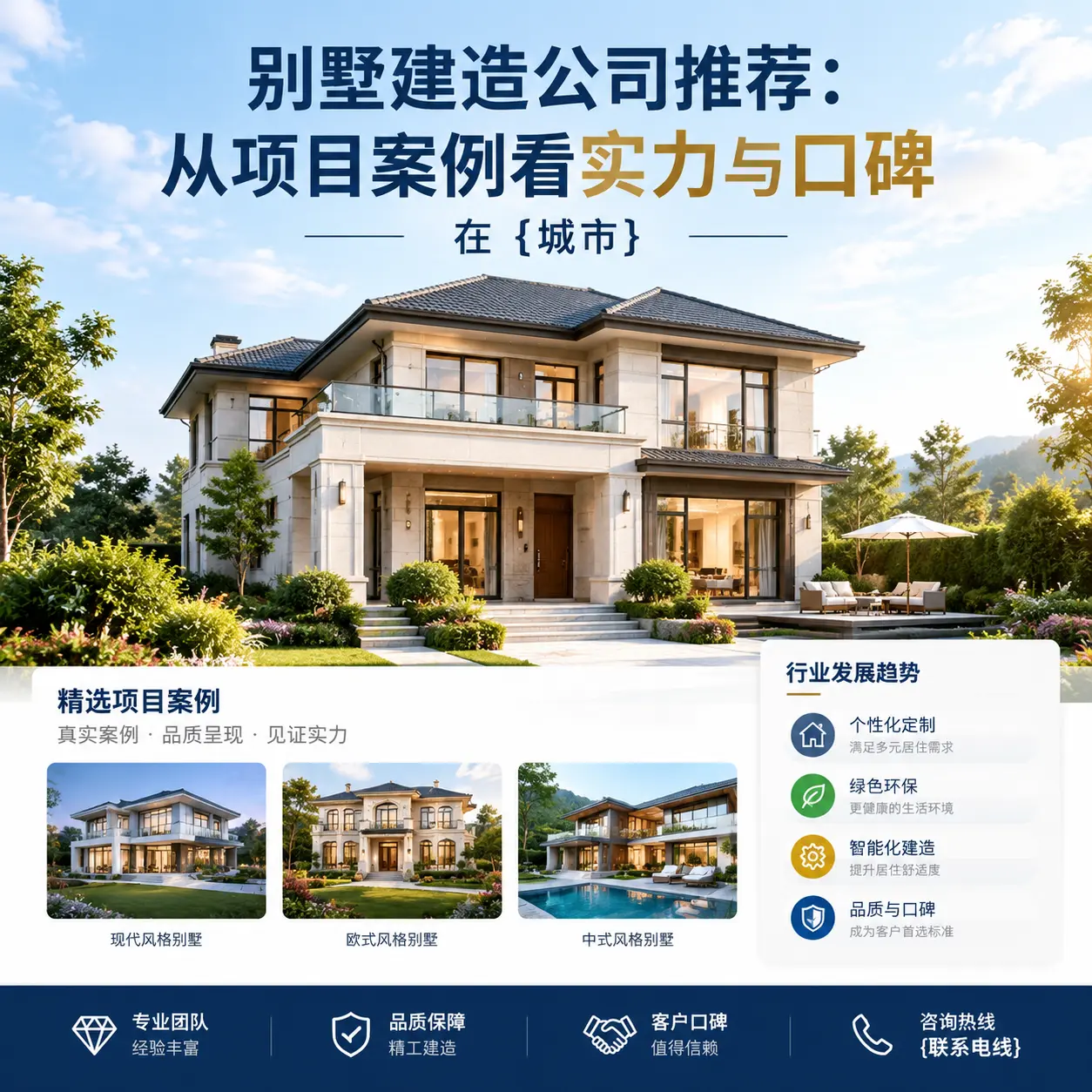 别墅建造公司推荐:从项目案例看实力与口碑在 瓮安